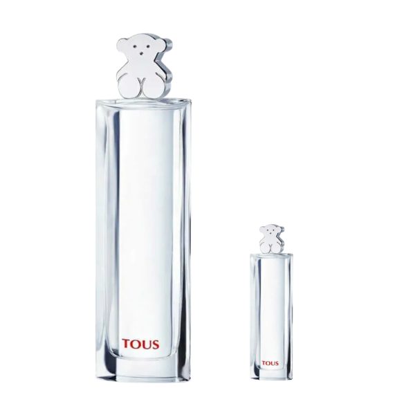 TOUS - SET SILVER FOR WOMAN EDT (90 ML+4.5 ML+KEYRING)