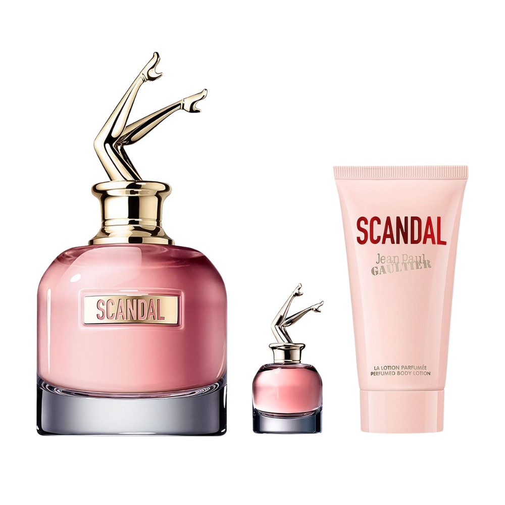 JEAN PAUL GAULTIER - SCANDAL SET EDP 50ML + EDP 6ML + BODY LOTION 75ML